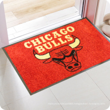 Custom nylon logo door mat Amazon hot sales rubber backing printed logo floor  mat